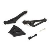 Platine supérieure + renfort de chassis avant Eight-E