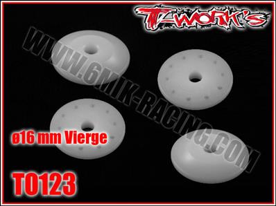 Pistons vierges (diamètre 16mm) (4) T-WORK'S