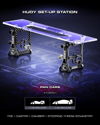 Banc de réglage Pan Cars 1/10e et 1/12e HUDY
