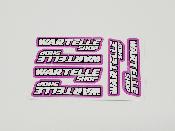 Sticker Wartelle Shop 75x45 (différentes couleurs) WS-LINE