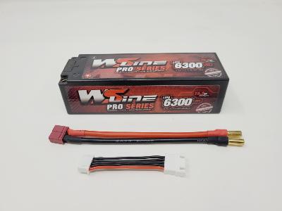 OCCASION - Lipo 4S 15.2V 6300 mAh 130C Low profil WS LINE