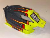 Carrosserie VISION BRUSHLESS pour SWORKZ S5-4 - Jaune/Gris