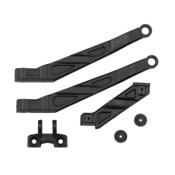 Set de renforts châssis plastiques longs RC8B4.2 TEAM-ASSOCIATED