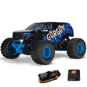 GORGON 4X2 MEGA 550 Brushed Monster Truck RTR avec batterie et chargeur, BLEU - ARRMA