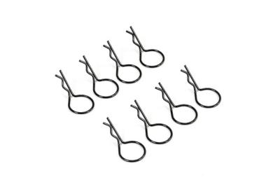 Clips de carrosserie "à grande boucle" NOIR (8) FASTRAX