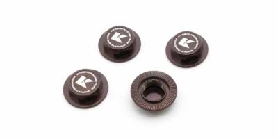 Ecrous de roues fermés gun metal (4) KYOSHO