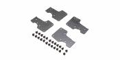 Kit de renforts de triangles arrières carbone (4) MP11 KYOSHO