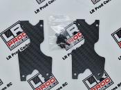 Renforts de triangles arrières carbone 1.5mm pour Asso RC8B4.2 LR-PROD