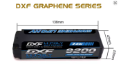 Lot 2 accus 9200mAh 140C 5mm Deans blue (par 2) DXF POWER