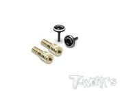 Cache-connecteurs V2 Noir/Noir + PK 4mm (2+2) T-WORK'S