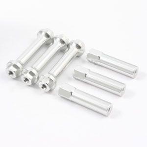 Plots aluminiums de support d'aileron HOBAO RACING