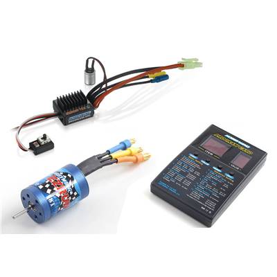 Combo Ezrun SL18 + Moteur 2030-18T + Carte de programmation HOBBYWING