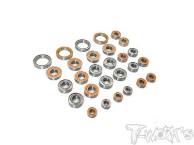 Kit complet de roulements étanches pour Tekno EB48 2.1 (30 pièces) T-WORK'S