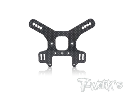 Support d'amortisseurs arrière carbone 4mm pour Tekno NB48 2.0 T-WORK'S