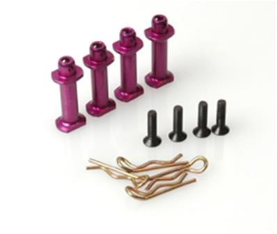 Plots Alu. de fixation lipo SCHUMACHER RACING