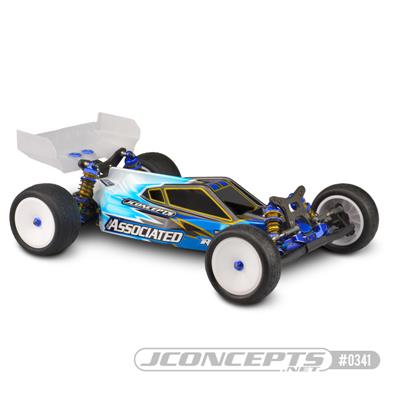 Carrosserie non-peinte P2 pour Associated B6/B6D/B6.1 + aileron, version allégée J-CONCEPTS