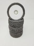 PNEUS DOUBLE BAR GOMME SILVER MONTÉS SUR JANTES BLANCHES (4) - 5% D'USURES JCONCEPTS