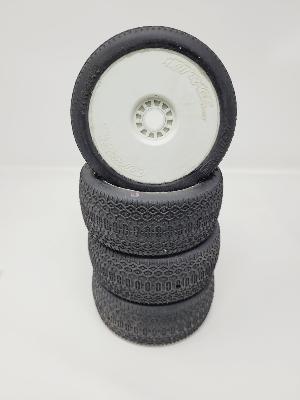 PNEUS NAPOLI GOMME CLAY MONTÉS SUR JANTES BLANCHES (4) - 10% D'USURES HOTRACE