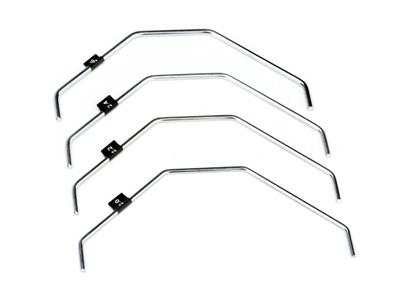 Set de barres antiroulis avants V2 (2.0,2.2,2.4,2.6mm) HB RACING