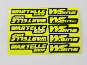 Sticker Wartelle Shop / WS Line 157x111 (différentes couleurs) WS-LINE