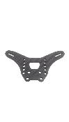 Support d'amortisseur arrière carbone 4mm XB2 2024 LR PROD