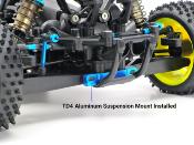 Cale de suspension ARR Alu pour TD4 TAMIYA