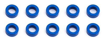 Rondelles aluminiums bleues 5.5x3x.2.0mm  (10) TEAM-ASSOCIATED