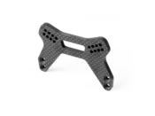 Support amortisseurs AV carbone 4mm  XT2/SCX'23  - XRAY