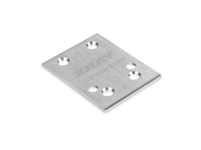 Protection de châssis arrière acier XB8/XB8E XRAY 