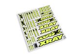 Stickers X-Ray "jaune fluo" (1)
