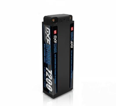 Accu Lipo 7200mAh 140c 7.6v 5mm deans blue LCG DXF POWER