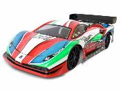Carrosserie 1/8e GT6 avec aileron (0.7mm) BLITZ
