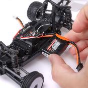 1/24 Micro-B 2S 2WD RTR Race Buggy (Battery & Charger Included), Silver LOSI