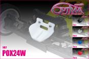 Aileron avant semi rigide pour XRAY XB2 Blanc OPTIMA