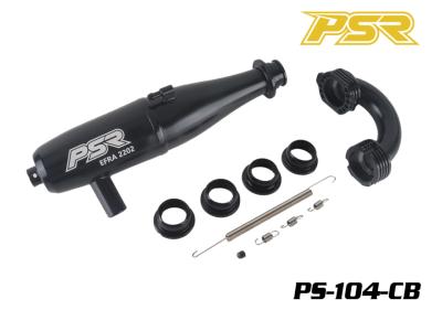 Ligne d'échappement EFRA 2202 Ceramic Black pour 1/8eme Buggy VP-PRO