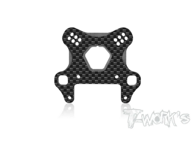 Support d'Amortisseur Avt Carbone 4mm pour XB8 2022 T-WORK'S