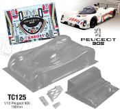 Carrosserie 1/10e PEUGEOT 905 (190mm) (non peinte) TEAM-C