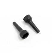 Soufflets d'amortisseurs COURTS pour 16mm (2) TEKNO-RC