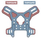 NEW - Support d'amortisseur Arriere Alu 7075 CNC Light anodisé Gun Métal pour EB/NB48 2.X TEKNO-RC