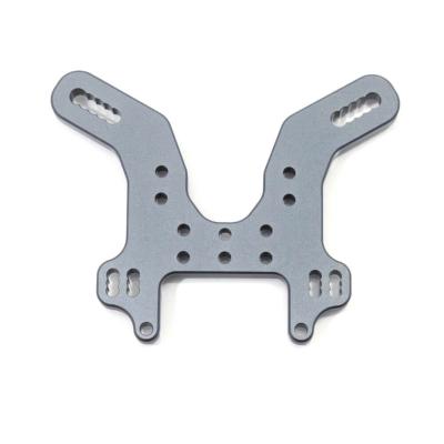 NEW - Support d'amortisseur ARRIERE (arrière, hauteur D, 7075 CNC, anodisation GM, EB/NB48 2.x) TEKNO-RC