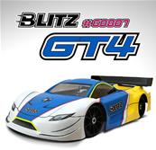 Carrosserie 1/8e non-peinte GT4 avec aileron (1.0mm) BLITZ