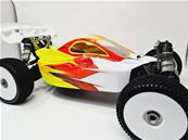 Carrosserie VSE Jaune/Rouge/Blanc peinte pour VSE HOBAO RACING