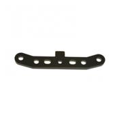 Rear aluminium suspension plate -1° Black HYper 7 HOBAO RACING