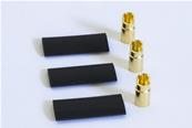 Lot de 3 prises PK femelles 6mm + gaine