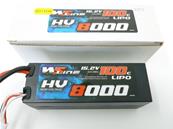 Accus 8000mAh 100C High Voltage prise EC5 (15.2V) 4S2P