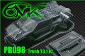 Carrosserie Truck RC10 T6.1 non-peinte (livré avec aileron arrière)