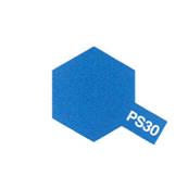 Peinture bleu brillant