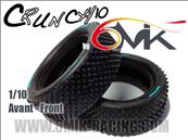 Pneus Crunch avant 4x4 vert seul (la paire) 6-Mik