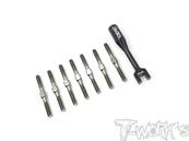 Kit de pas inversés titane pour HB D418