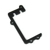 Steering servo brace (aluminum, gun metal anodized) TEKNO-RC